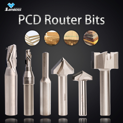 Αγορά Προσαρμόσιμα PCD Router Bit για υλικά ξύλου Cnc Router Bit online manufacture