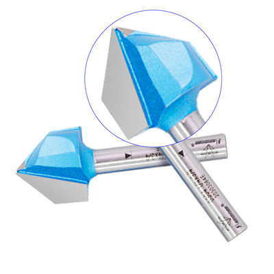Υψηλής ακρίβειας V Groove Router Bit Double Flute Chamfer Carbide Tipped Woodworking Tool Bits