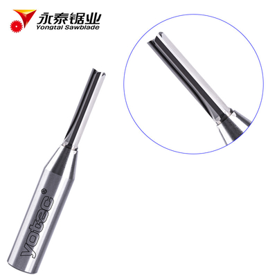 6/8/10/12mm Σκανκ TCT Carbide Straight Router Bit 2 φλάουτες για MDF και ξύλο