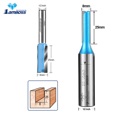 Lamboss 1/2'*8*25mm Καθαρό Μπουκάλι για ξυλοτεχνία Καθαρό Ρούτερ Τρίχωμα