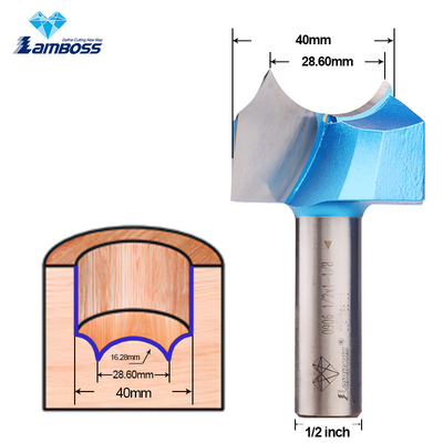 Lamboss Dragon Ball Golden Round Knife ξυλουργικό δρομολογητή Bit Dragon Ball Bit