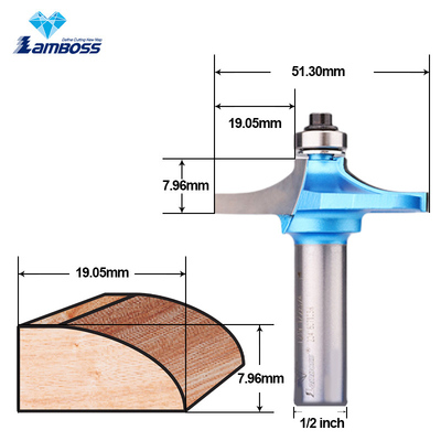 Lamboss Τραπέζι Edge Bit Για ξυλοκόπηση Edge Router Bit Cnc Trimming Milling Cutter