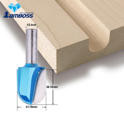 Lamboss Στρογγυλή μύτη 6/8/12.7mm Βαθιά ξύλο Στρογγυλή γλυπτική κομμάτια Στρογγυλή κοπής άλεσης